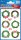 AVERY Zweckform 52295 Aufkleber Weihnachten 12 Kränze mit Schleifen (Weihnachtssticker aus Leinenpapier, selbstklebende Weihnachstdeko für Beschriftung, Geschenke, DIY) 2 Bogen mit je 8 Stickern