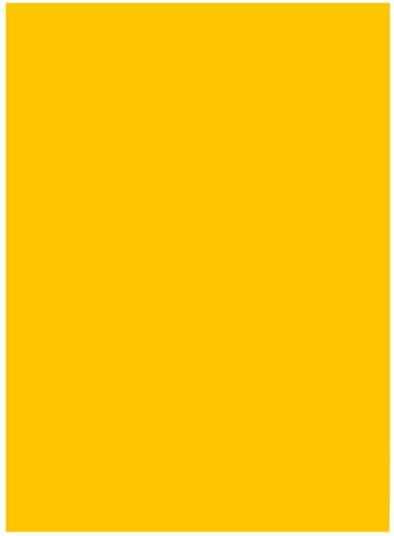 folia 6315 - Tonpapier goldgelb, DIN A3, 130 g/qm, 50 Blatt - zum Basteln und kreativen Gestalten von Karten, Fensterbildern und für Scrapbooking