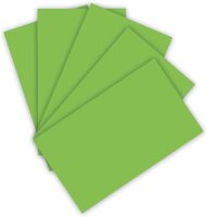 folia 6351 - Tonpapier 130 g/m², Tonzeichenpapier in hellgrün, DIN A3, 50 Bogen, als Grundlage für zahlreiche Bastelarbeiten