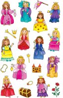 AVERY Zweckform 53198 Kinder Sticker Prinzessin 63 Aufkleber