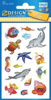 AVERY Zweckform 53707 Kinder Sticker Meerestiere 30 Aufkleber