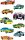 AVERY Zweckform 53882 Kinder Sticker Autos 27 Aufkleber