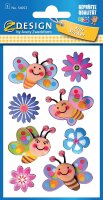 AVERY Zweckform 54053 Kinder Sticker Blumen (3D Effekt) 8...