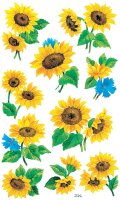 AVERY Zweckform 54103 Deko Sticker Sonnenblumen 30 Aufkleber