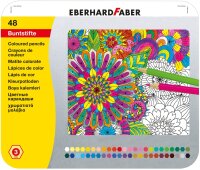 Eberhard Faber 514848 - Buntstift hexagonal 48er Blechetui