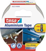 tesa Aluminiumband, selbstklebend, 10m x 50mm, Silber (3...