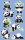 AVERY Zweckform 57297 Glossy Sticker 8 Stück (Panda Aufkleber im 3D Effekt, Kindersticker zum Spielen, Basteln Sammeln)