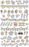 AVERY Zweckform 57310 Puffy Sticker Bullet Journal Icons...