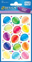 AVERY Zweckform 57515 Papier Sticker Ballons 30 Aufkleber (Dekosticker, selbstklebend, Karten, Glückwünsche, Party, Feier, Liebe, Scrapbooking, Bullet Journal, Dekorieren, Geschenke, Fotoalbum)