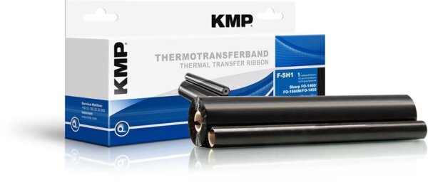 KMP TTR Farbband für Sharp FO-1460 / FO-1660M / FO-1450 schwarz