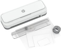 HP OneLam 400 A4, Laminiergerät, 75/80 - 125 Micron, 400 mm pro Minute, inkl. Schneidelinieal, Eckenabrunder und Laminierfolien