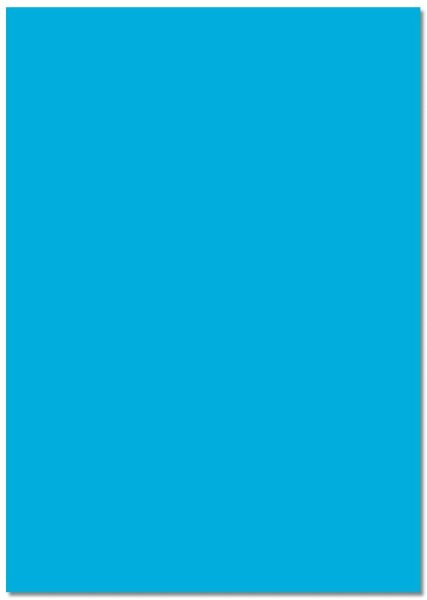 Folia - Color-Bastelkarton, 220g/ m², 50x70cm, 10 Bogen, Pazifik / Biscaya