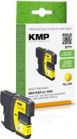KMP B77Y gelb Tintenpatrone ersetzt Brother LC-980Y