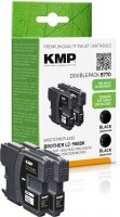 KMP Doublepack B77D schwarz Tintenpatrone ersetzt Brother...