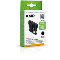 KMP B78BX schwarz Tintenpatrone ersetzt Brother LC-1100HYBK