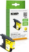 KMP B59Y gelb Tintenpatrone ersetzt Brother LC-1240Y