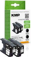 KMP Doublepack B59D schwarz Tintenpatrone ersetzt Brother...