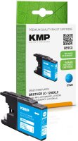 KMP B59CX cyan Tintenpatrone ersetzt Brother LC-1280XLC