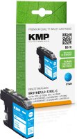 KMP B61C cyan Tintenpatrone ersetzt Brother LC-125XLC