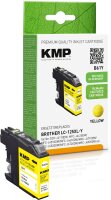 KMP B61Y gelb Tintenpatrone ersetzt Brother LC-125XLY