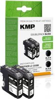 KMP Doublepack B62DX schwarz Tintenpatrone ersetzt...