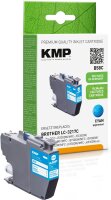 KMP B58C cyan Tintenpatrone ersetzt Brother LC-3217C