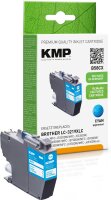 KMP B58CX cyan Tintenpatrone ersetzt Brother LC-3219XLC