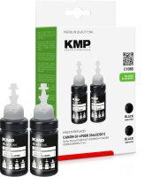 KMP C108B schwarz Tintenpatrone ersetzt Canon GI-490BK...