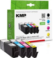 KMP Multipack C110V schwarz, cyan, magenta, gelb...