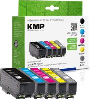 KMP Multipack E216V schwarz, photoschwarz, cyan, magenta,...