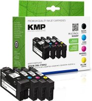 KMP Multipack E226VX schwarz, cyan, magenta, gelb...