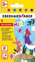 Eberhard Faber 518905 - Mini Kids Jumbo Buntstifte in 6...