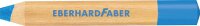 Eberhard Faber 518905 - Mini Kids Jumbo Buntstifte in 6 Farben, 3 in 1 mit Wachsmal-Stift, Aquarell-Stift und Bunt-Stift, Minenstärke 10 mm, bruchsicher, im Kartonetui, zum Malen und Zeichnen