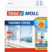 tesa tesamoll® Thermo Cover Fensterisolierfolie 4,0m x 1,5m transparent