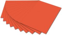 folia 6140 - Fotokarton Orange, 50 x 70 cm, 300 g/qm, 10...