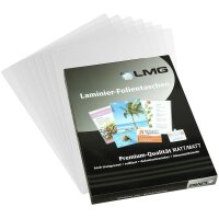 100 LMG Laminierfolien matt für A4 - 125mic - 100...