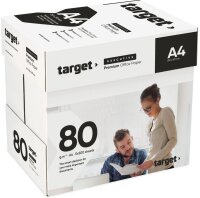 target Executive / Personal 80g/m² DIN A4 - 2500 Blatt Premiumpapier weiß