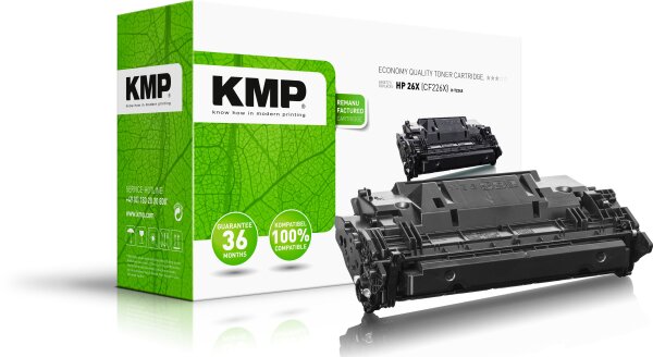 KMP H-T224X schwarz Tonerkartusche ersetzt HP LaserJet Pro HP 26X (CF226X)