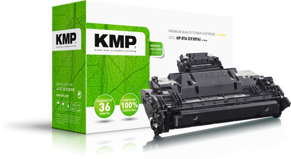 KMP H-T243A schwarz Tonerkartusche ersetzt HP LaserJet Enterprise Flow HP 87A (CF287A)