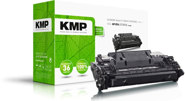 KMP H-T238A schwarz Tonerkartusche ersetzt HP LaserJet Enterprise Flow HP 87A (CF287A)