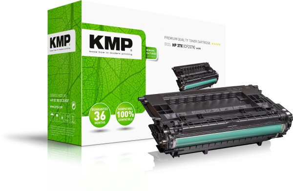 KMP H-T275 schwarz Tonerkartusche ersetzt HP LaserJet Enterprise Flow HP 37X (CF237X)