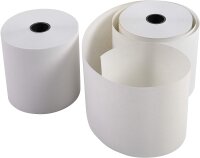 Exacompta 40651E 10er Pack Kassenrollen aus 100% holzfreiem Papier 60g/m²- 57mm breit - 60mm Durchmesser - 33m/Rolle, ideal für Kassen, Tischrechner und Rechenmaschinen weiß