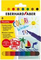 Eberhard Faber 550022 - Colori Window Marker in 8 Farben,...