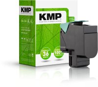 KMP L-T112BK schwarz Tonerkartusche ersetzt Lexmark...