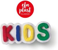 2x Eberhard Faber 570102 - EFAPlast Kids Modelliermasse in weiß, Inhalt 1 kg, lufthärtend, tonähnlich, kreatives Bastelvergnügen für kleine und große Künstler