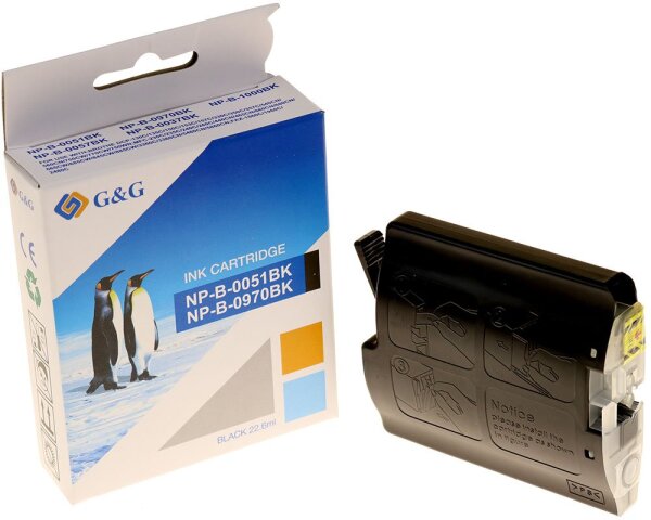 G&G Tintenpatrone kompatibel mit Brother LC-970BK/ LC-1000BK Druckerpatrone Schwarz