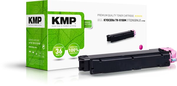 KMP K-T74M magenta Tonerkartusche ersetzt Kyocera Ecosys P6035CDN (TK-5150C/1T02NSBNL0)