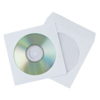50 Stück Q-Connect® CD-Papierhüllen -...