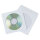 50 Stück Q-Connect® CD-Papierhüllen - weiß