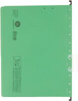 Leitz 1984 Hängehefter ALPHA® - kfm. Heftung, Recyclingkarton, grün